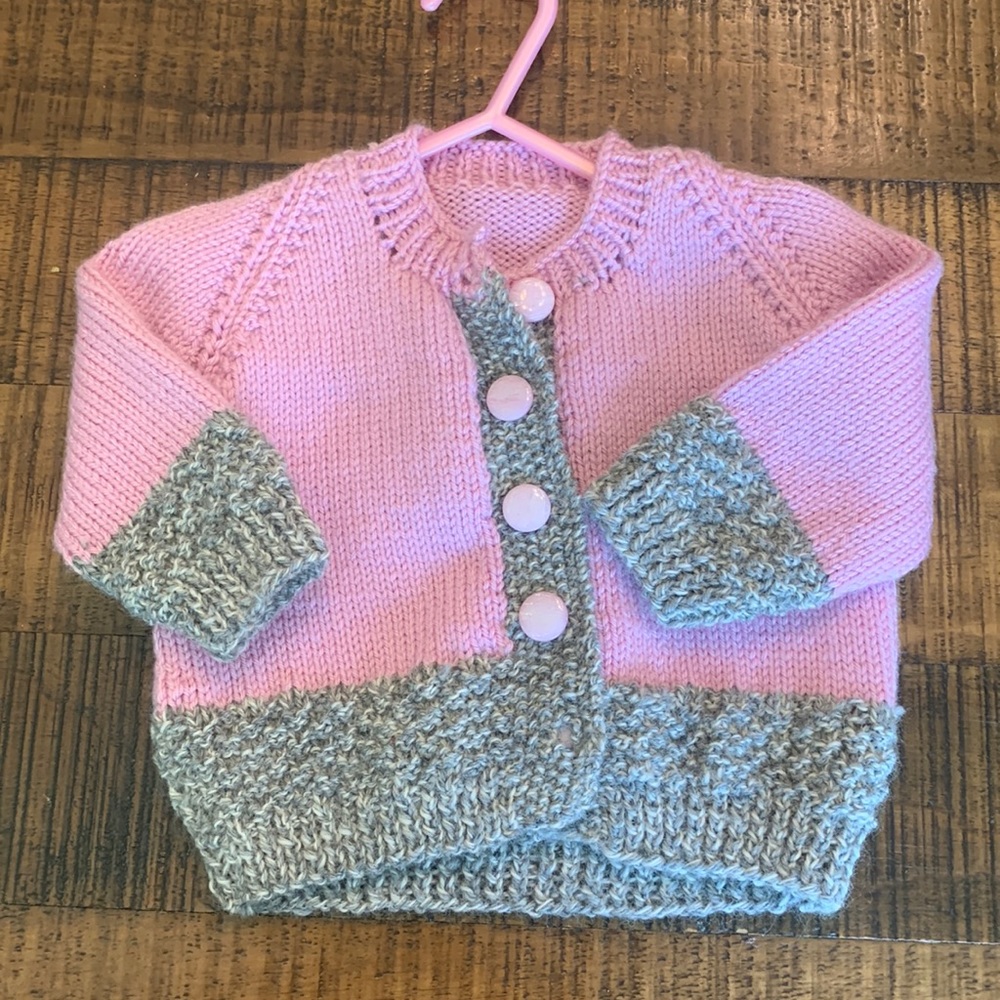 HAND MADE baby vest